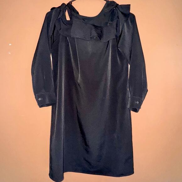 Express Black Cold Shoulder Dress - Size Small - Picture 1 of 7